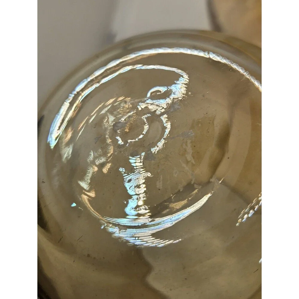 Marigold Hand Blown Candle Holders 3 pc Set